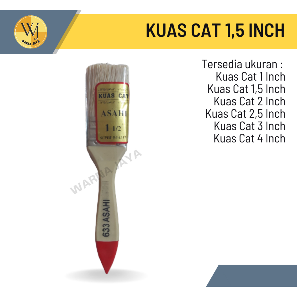 

Kuas Cat 1,5 inch / Kuas Cat Tembok 1.5 inch