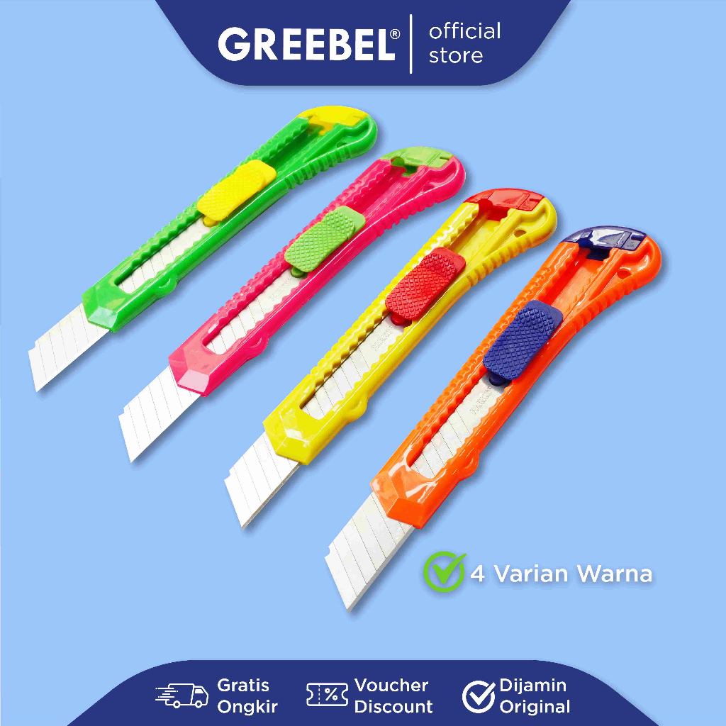 

Cutter Pisau Greebel Parko ATK Alat Potong Besar