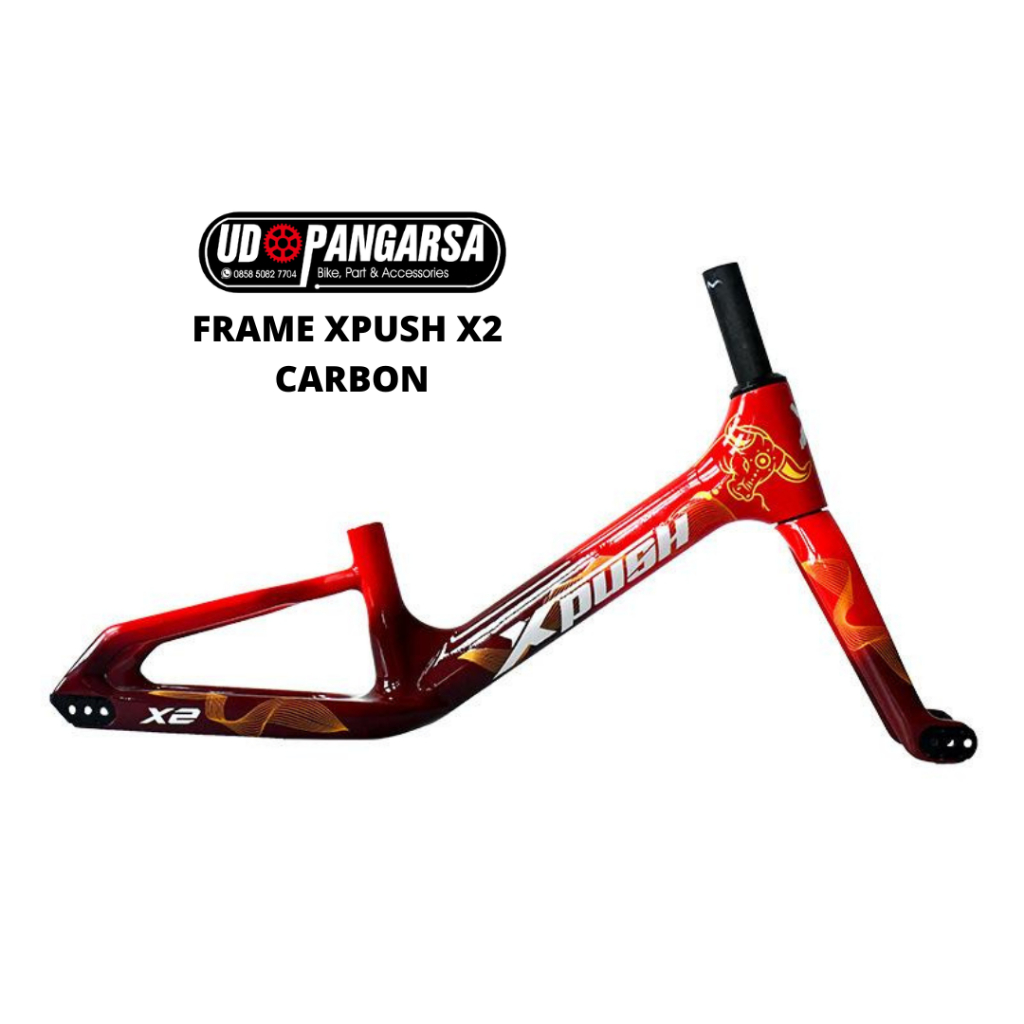 frame xpush sepeda keseimbangan pushbike balance bike carbon
