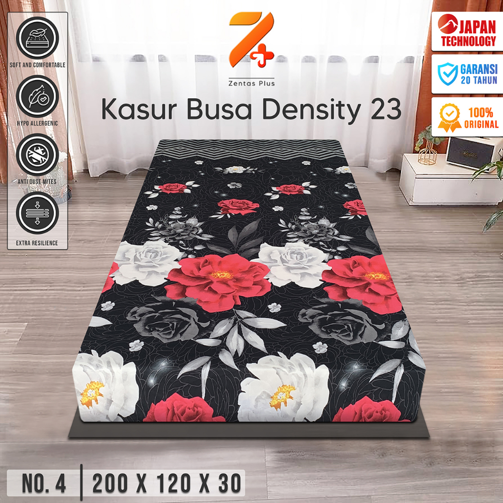 Kasur Busa Tartan 200x120x30 cm Density 23 Garansi 20 Tahun Ukuran No. 4