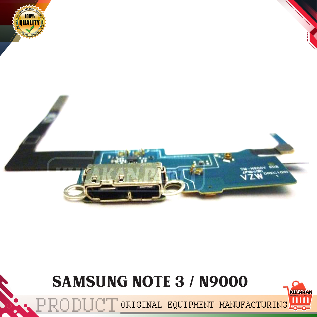 FLEXIBLE SAMSUNG GALAXY NOTE 3 N900 TC CAS CHARGER KONEKTOR CON ORI