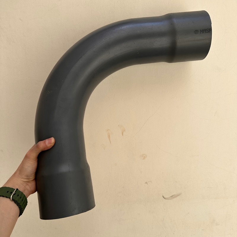 LONG ELBOW 4" inch AW MASPION BOK KENI PANJANG LARGE RADIUS PVC DIM TEBAL SEKALI BOK PANJANG KENI PA