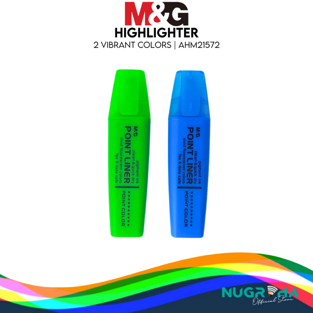 

M&G Highlighter Textliner Penanda Warna Buku AHM21572