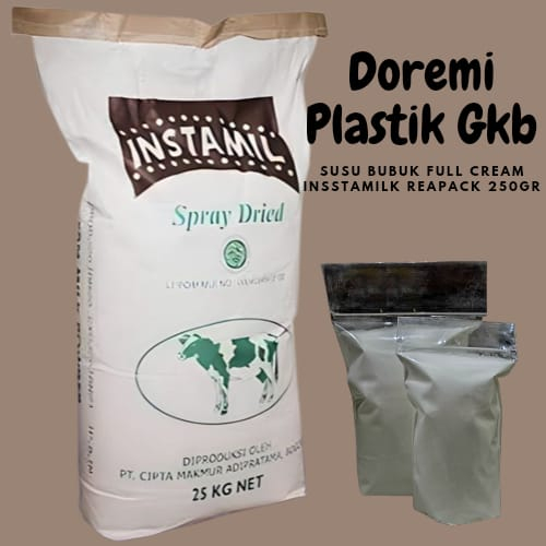 

Susu Full Cream Kemasan Repack 250gr 500gr 1kg / Susu Full Cream Instamilk