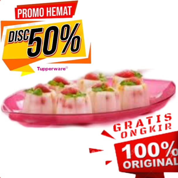 *MEWAH* DISC 50% Tupperware Kristal Lotus Large Platter | Tempat Makan Piring Multifungsi | Alat Mak