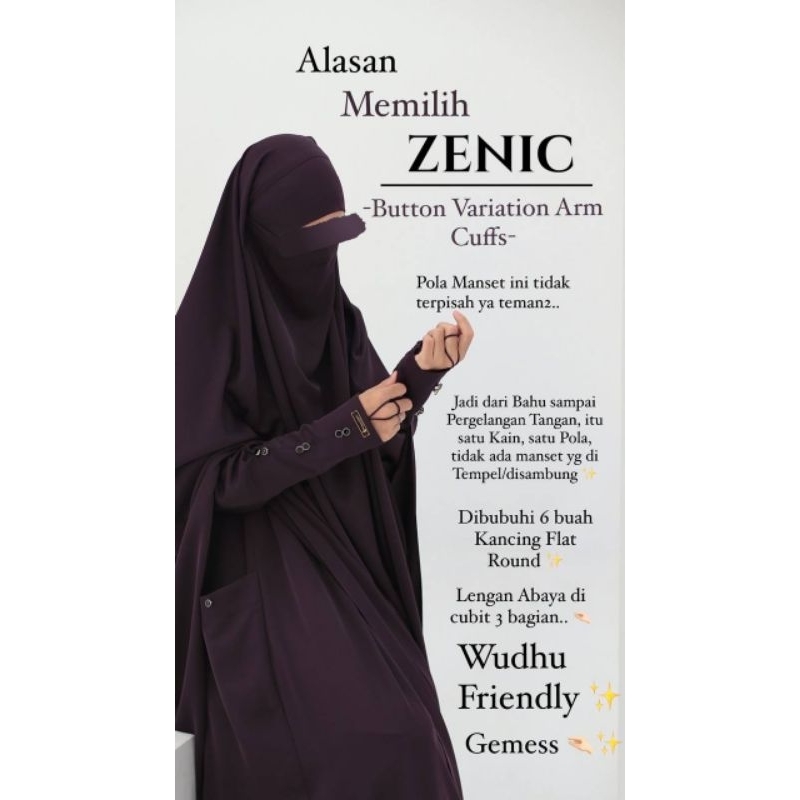 ABAYA ZENIC by GHUMA SYAR'I