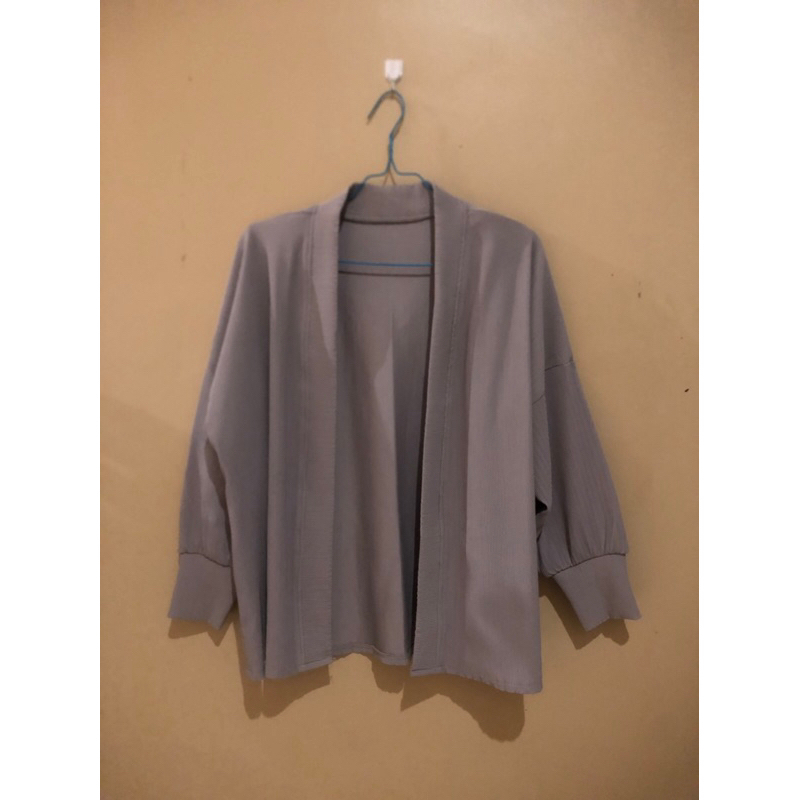 Preloved pleats outer / cardigan