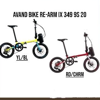 sepeda lipat AVAND bike RE-ARM IX 349 9 speed