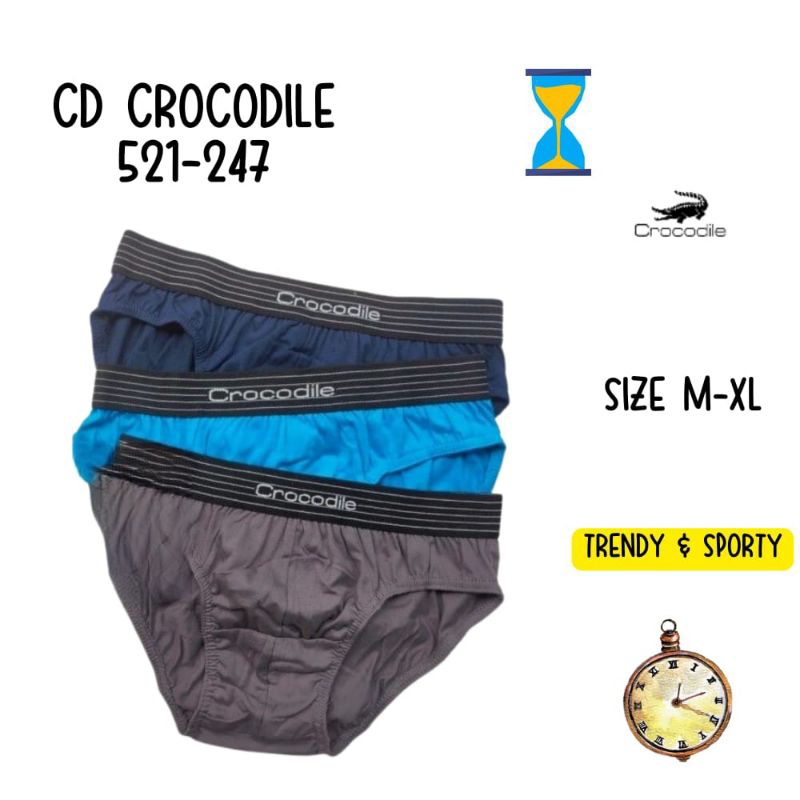 Celana dalam pria dewasa crocodile 247 Satuan Termurah Ori