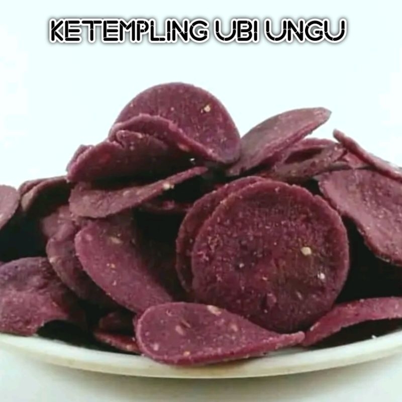 

ILAN DIHYAH SHOP - Ketempling ubi ungu gemblong ubi renyah manis 100gr