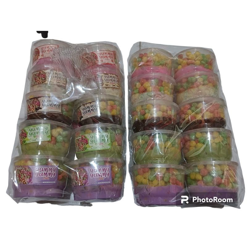 

nyam nyam yummy crispy berbagai varian rasa glaze mix 1 bungkus isi 10 pcs
