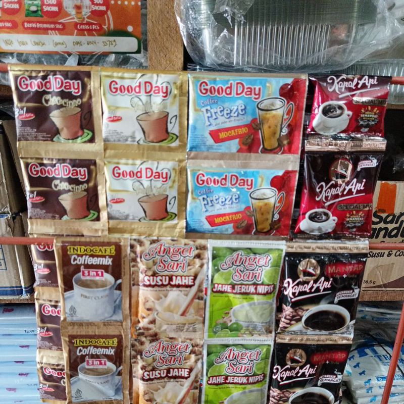 

kapal api special mix kapal api mantap anget sari susu jahe anget sari jahe jeruk nipis indocafe coffeemix good day vanilla latte good day freeze good day chococinno