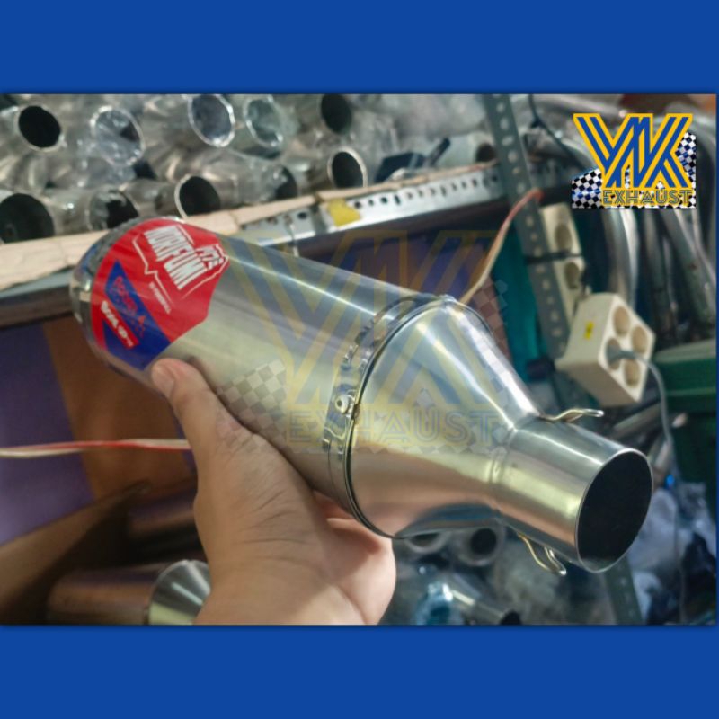 KNALPOT NORIFUMI ROCKET 4 STAINLESS BORE UP