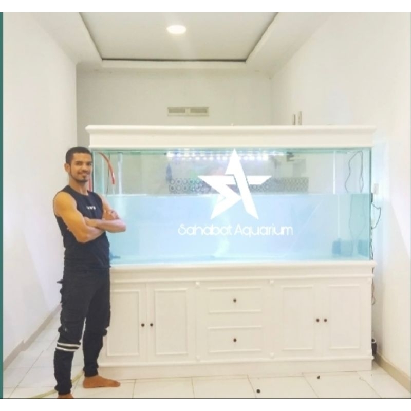 Aquarium kabinet fullset 200x60x70 kaca full 12mm
