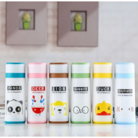 ID BOTOL KACA 380ML ANIMAL PUTIH / ANIMAL KACA / BOTOL KACA TAKASIMURA STORE