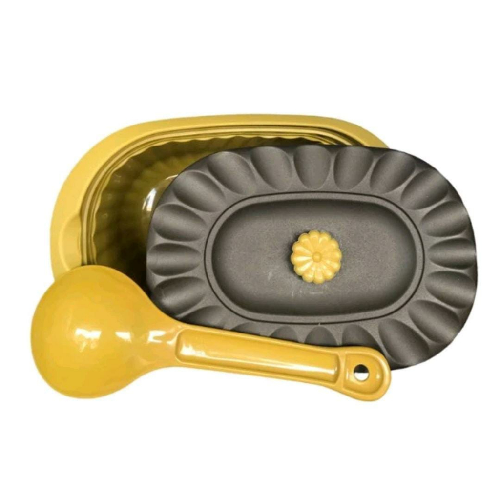 PRASMANAN PLASTIK PLUS SENDOK / WADAH LAUK PAUK / BASI OVAL OSCAR