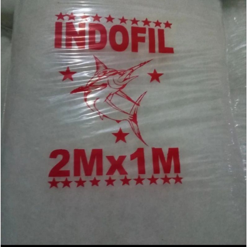 Kapas Busa Filter Aquarium Indofil 2m × 1m