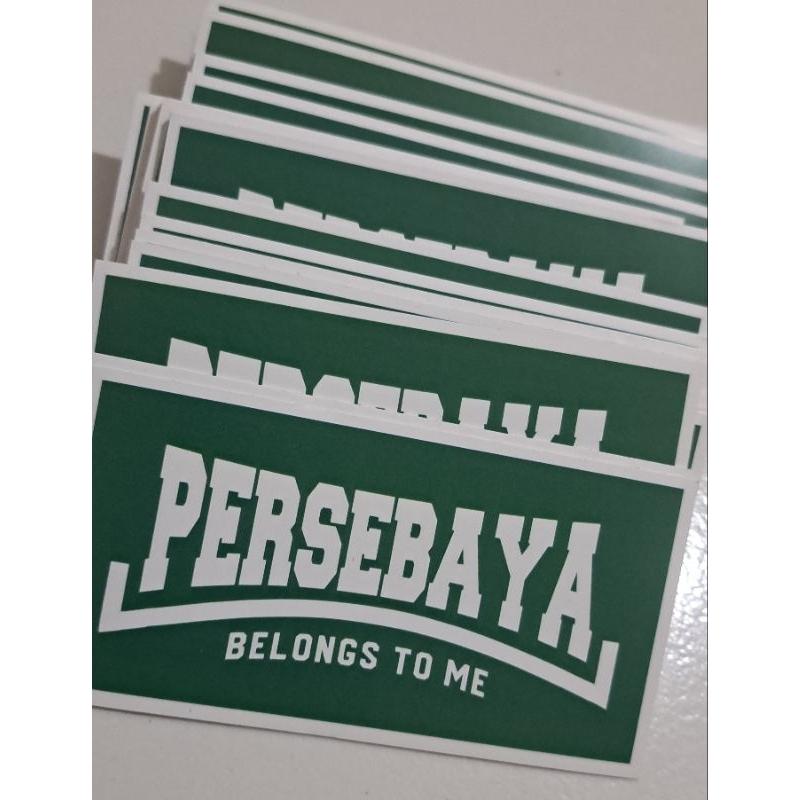 

STIKER PERSEBAYA BELONGS TO ME ANTI AIR A3 -+ 20 STIKER