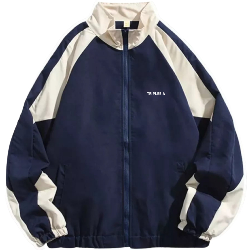 TAFY - Jaket Colorblock Pria Anti Air Jacket Parasut Cowok VARSITY JACKET VINTAGE SOFT PARASUT WATER