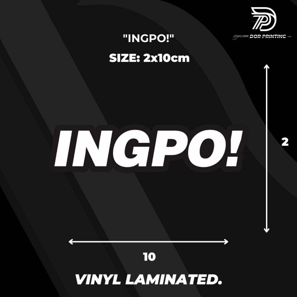 

STICKER/ INPO! VIRALL KEREN TEKS INPO!