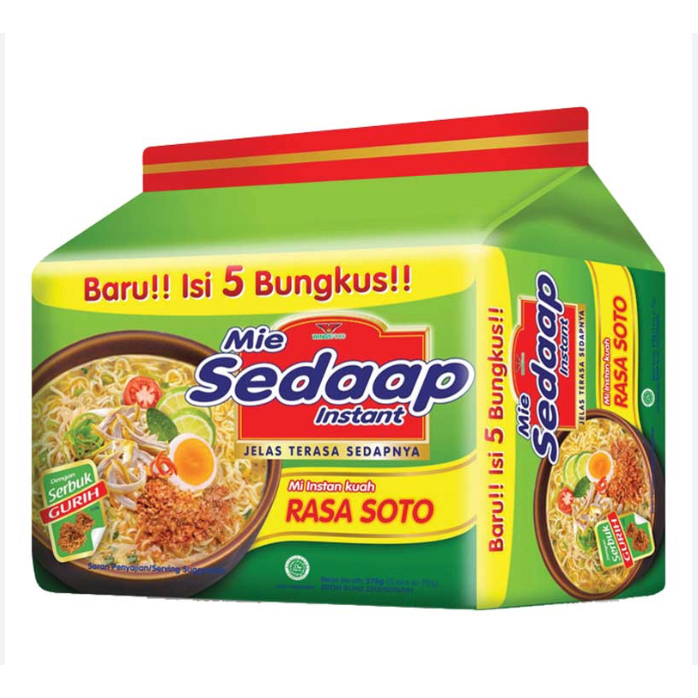 

Sedaap Soto Pack isi 5x 90gr