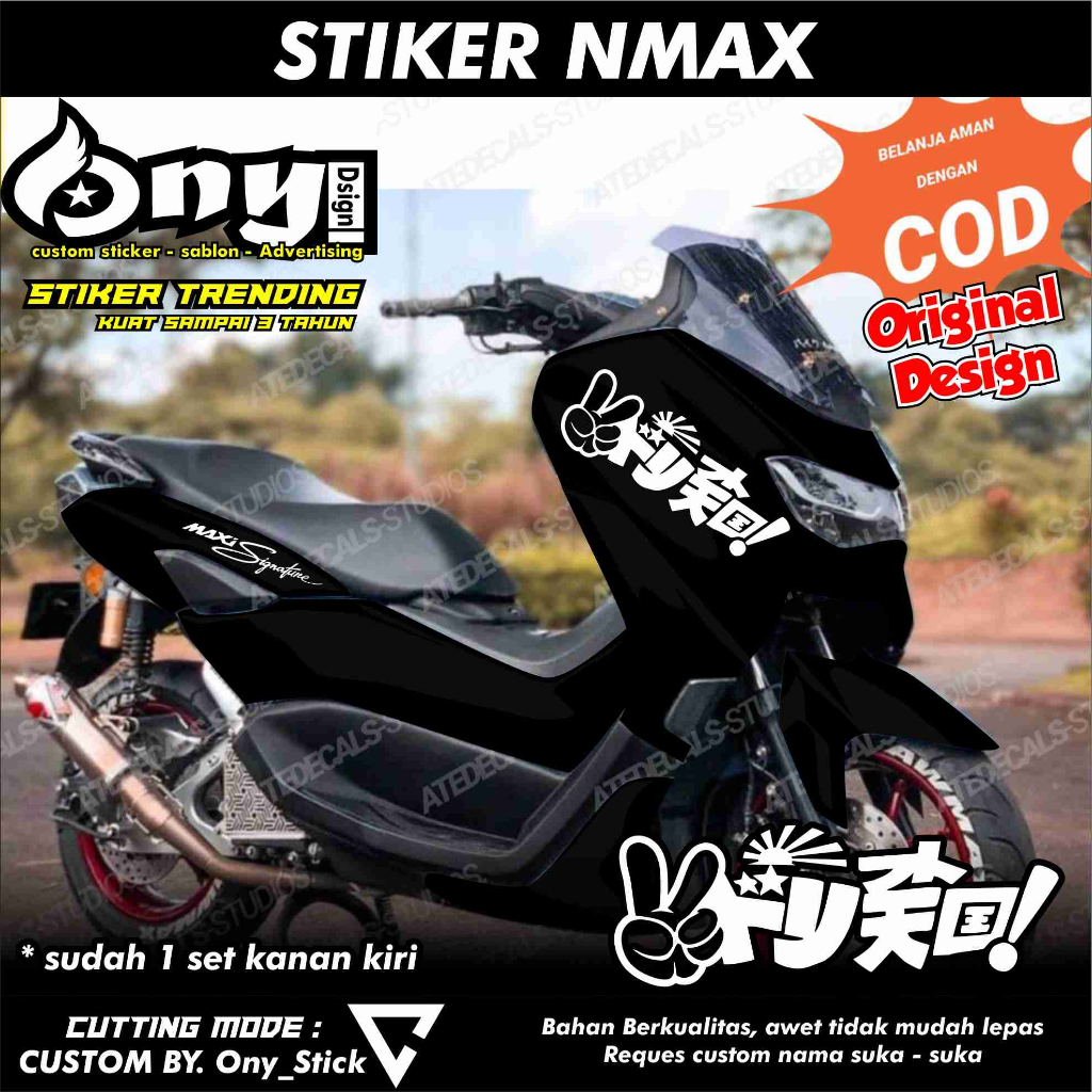 STIKER STRIPING NMAX JEPANG TERBARU