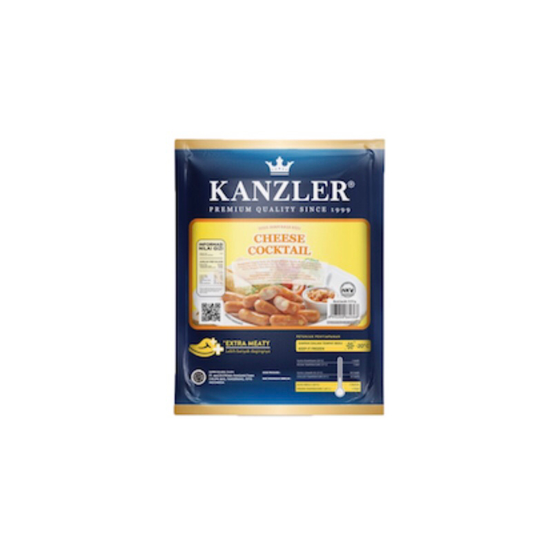 

Kanzler Sosis Cheese Cocktail 500gr