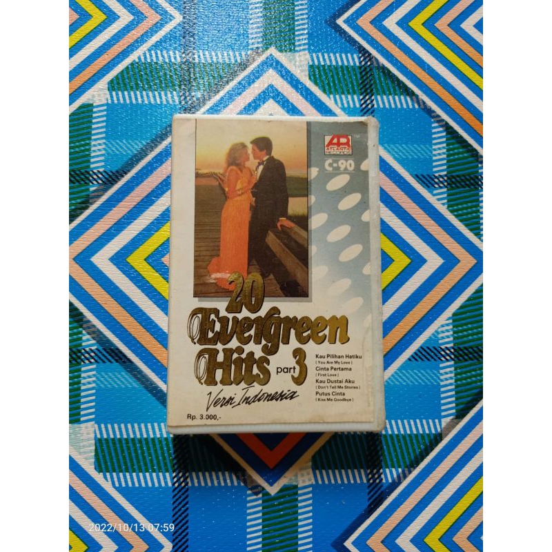 Kaset 20 EVERGREEN HITS Part 3 versi indonesia