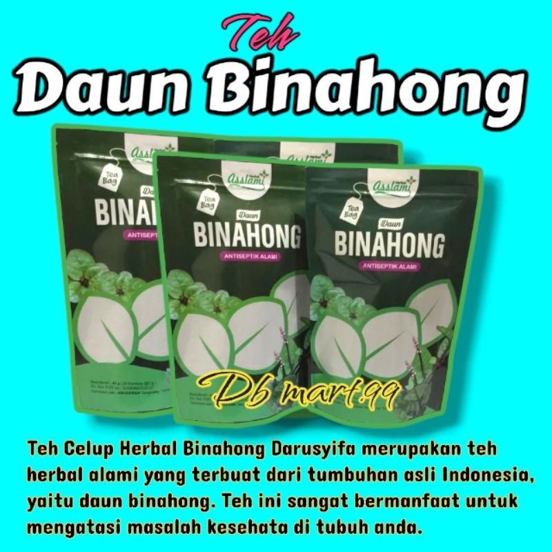 

Teh Celup Daun Binahong - teh herbal Daun Binahong
