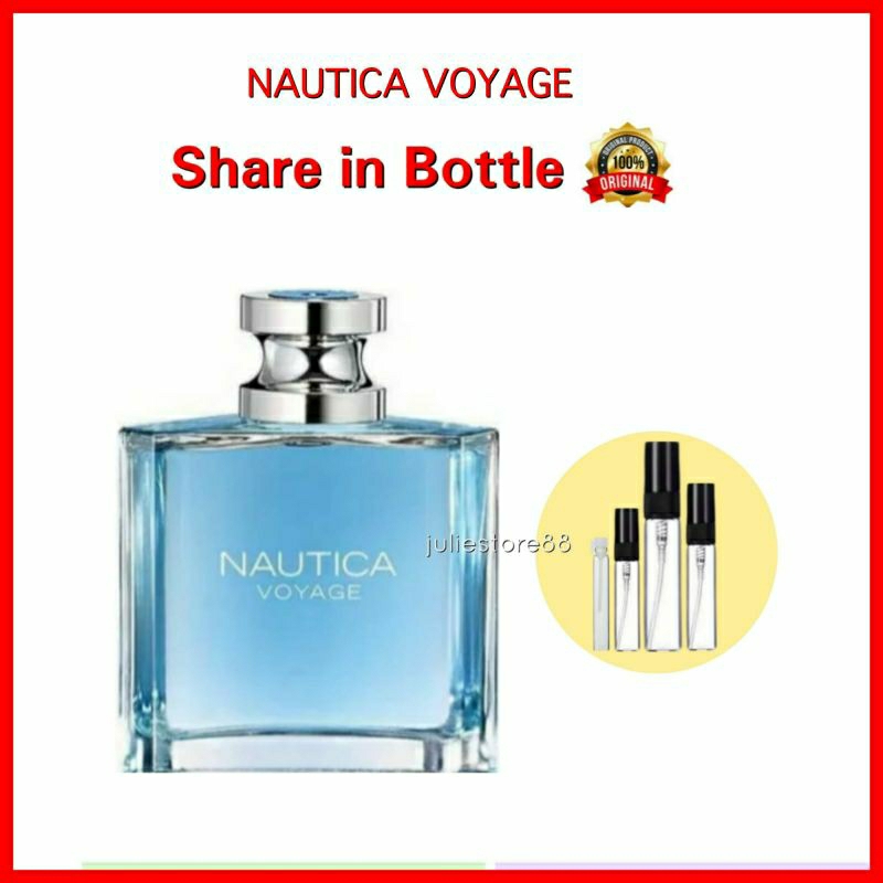(Share/Decant) NAUTICA VOYAGE Parfum EDT For Men Parfum Pria Cowo Aroma Segar
