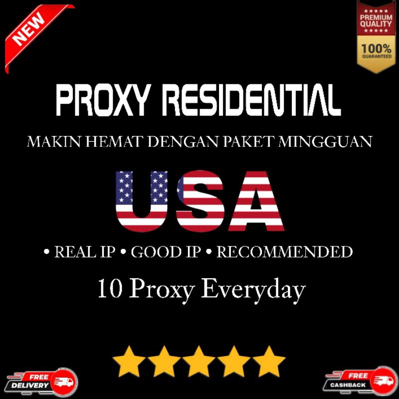 Proxy Us Good IP Paket hemat bergaransi