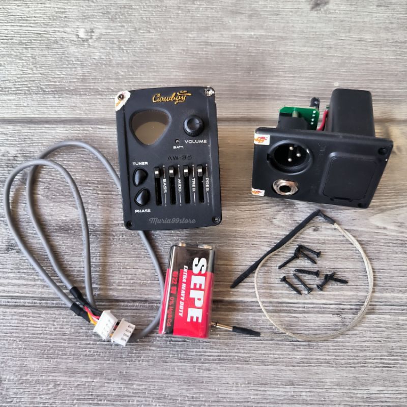 preamp aw35 cowboy gitar akustik