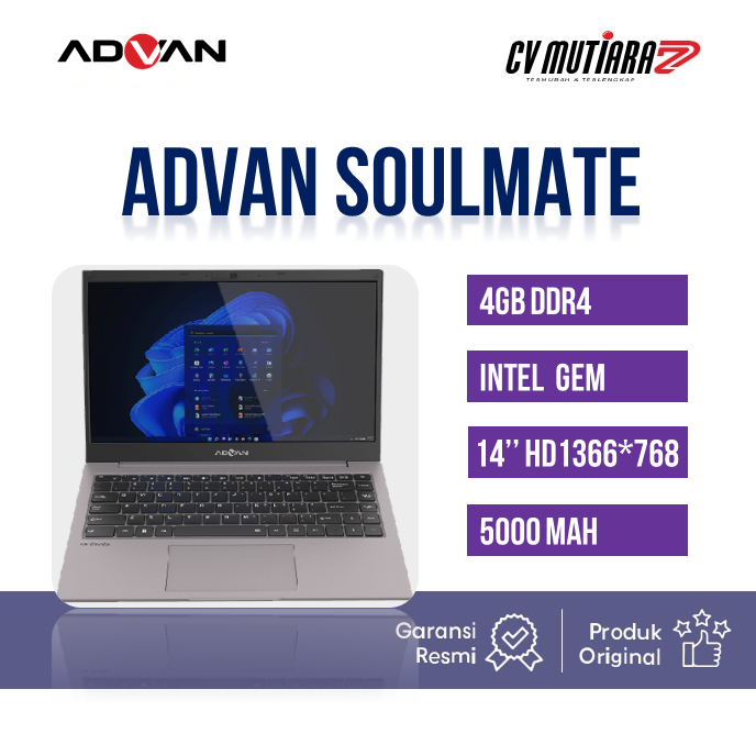 LAPTOP ADVAN SOULMATE