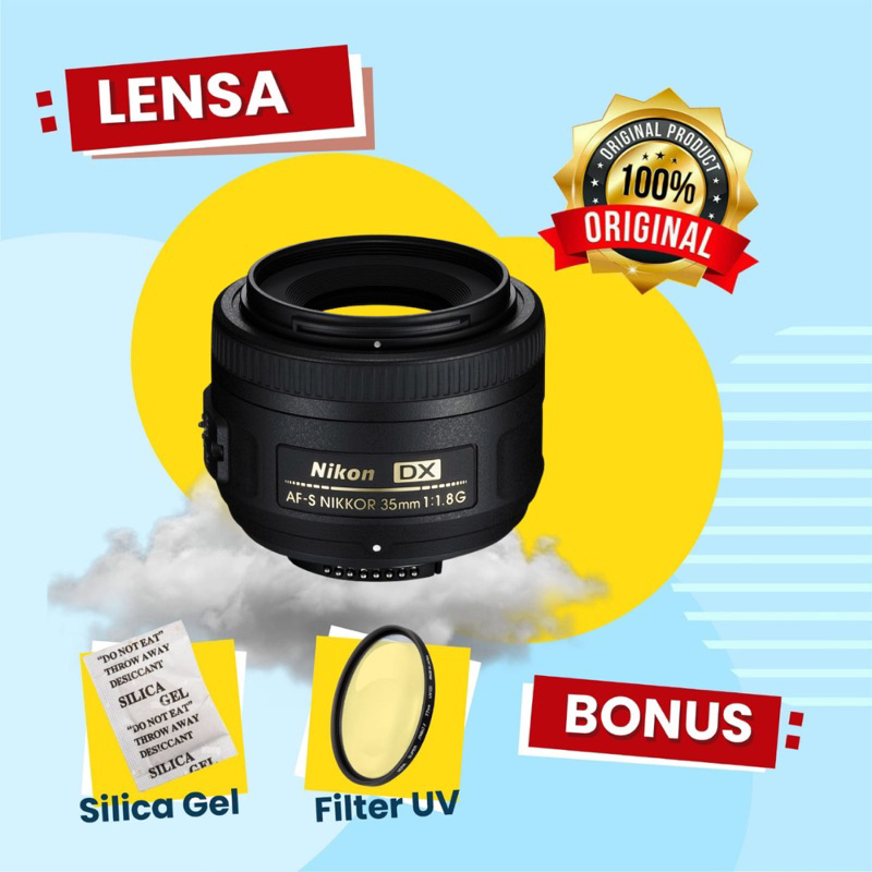 LENSA NIKON 35MM F1.8 - LENSA BOKEH AKURAT TAJAM