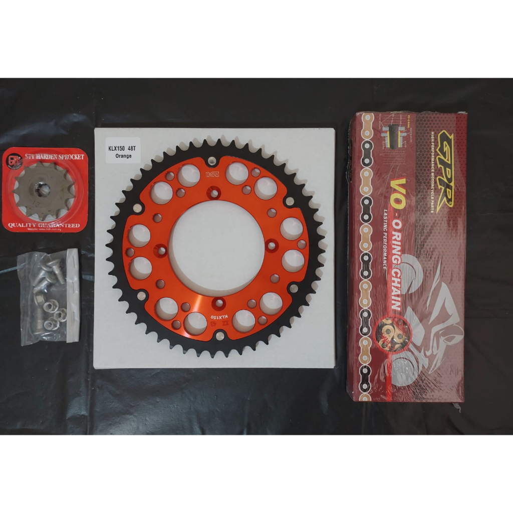 Gear Set ROZ KLX150 - 520 Orange 13-48