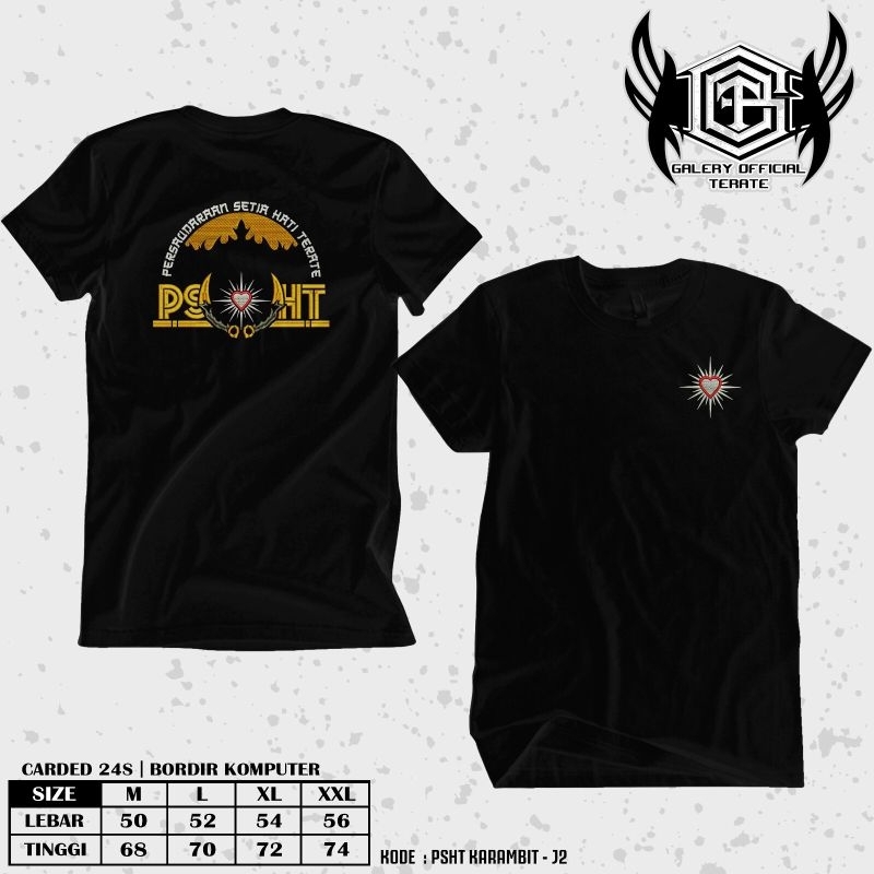 KAOS BORDIR PSHT TERBARU // KAOS BORDIR PSHT SIMPEL // KAOS BORDIR TERATE SIMPEL // KAOS BORDIR COWO