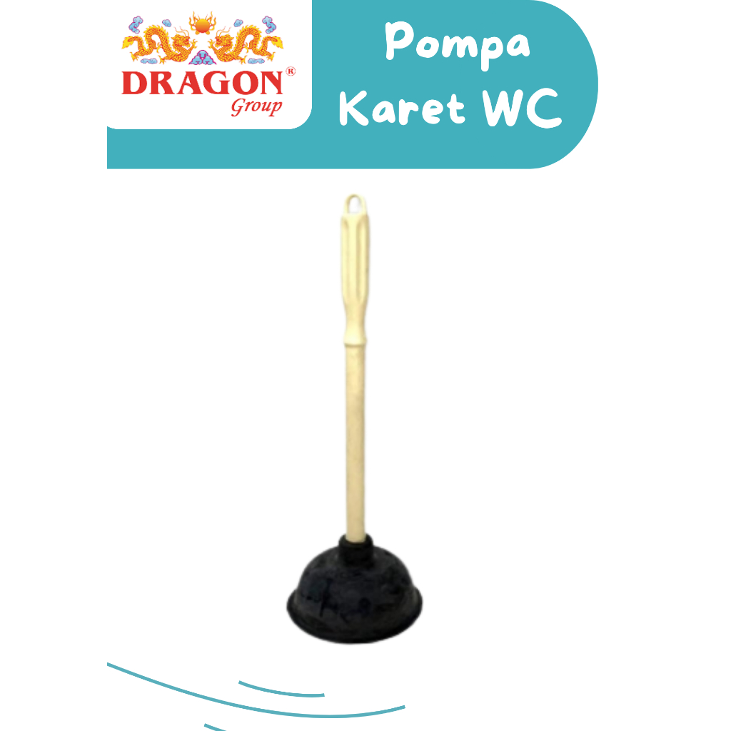Pompa Sedot WC Karet | Kop Penyedot WC Mampet | Toilet Bowl Pump | Drain Buster | Nagata | Dragon | 