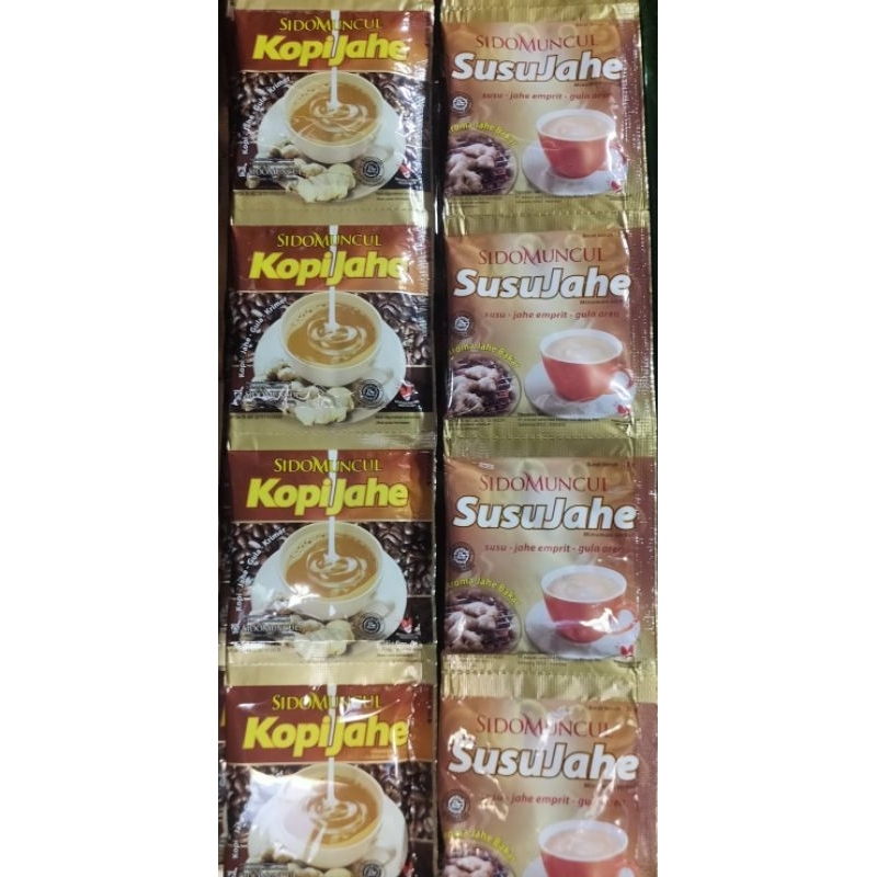 

Kopi Jahe / Susu Jahe Sidomuncul exp 2027 bundle 5's