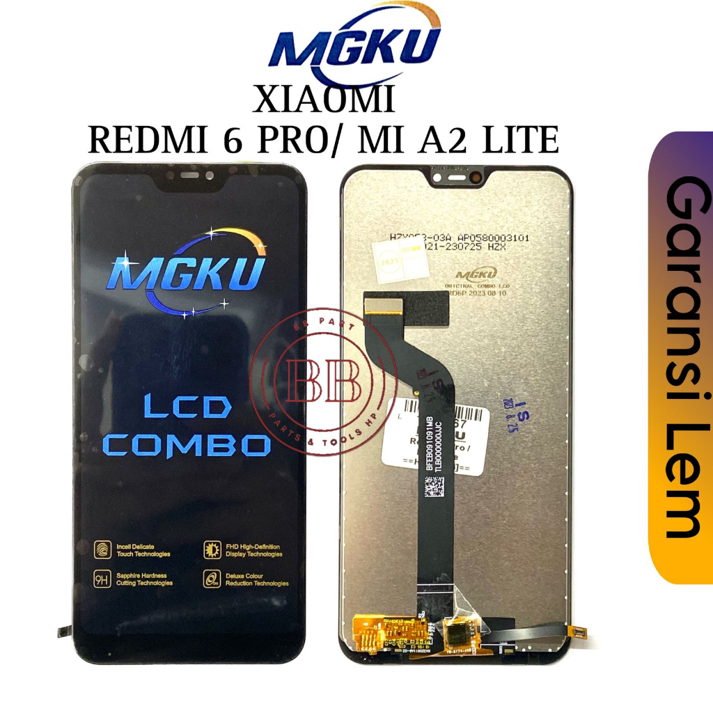 ORIGINAL MGKU - LCD Touchscreen Xiaomi Redmi 6 Pro / Mi A2 Lite / M1805D1SG