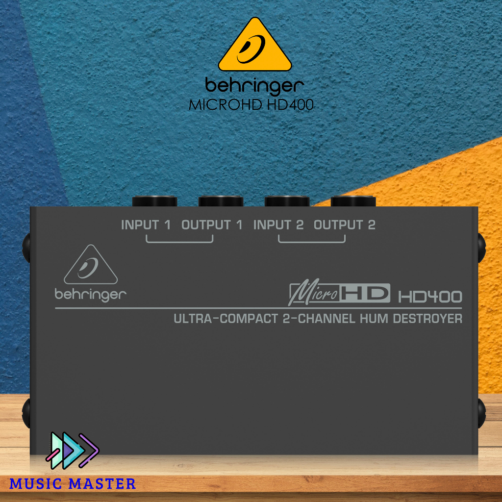Behringer MicroHD HD400 Ultra-Compact2-Channel Hum Destroyer