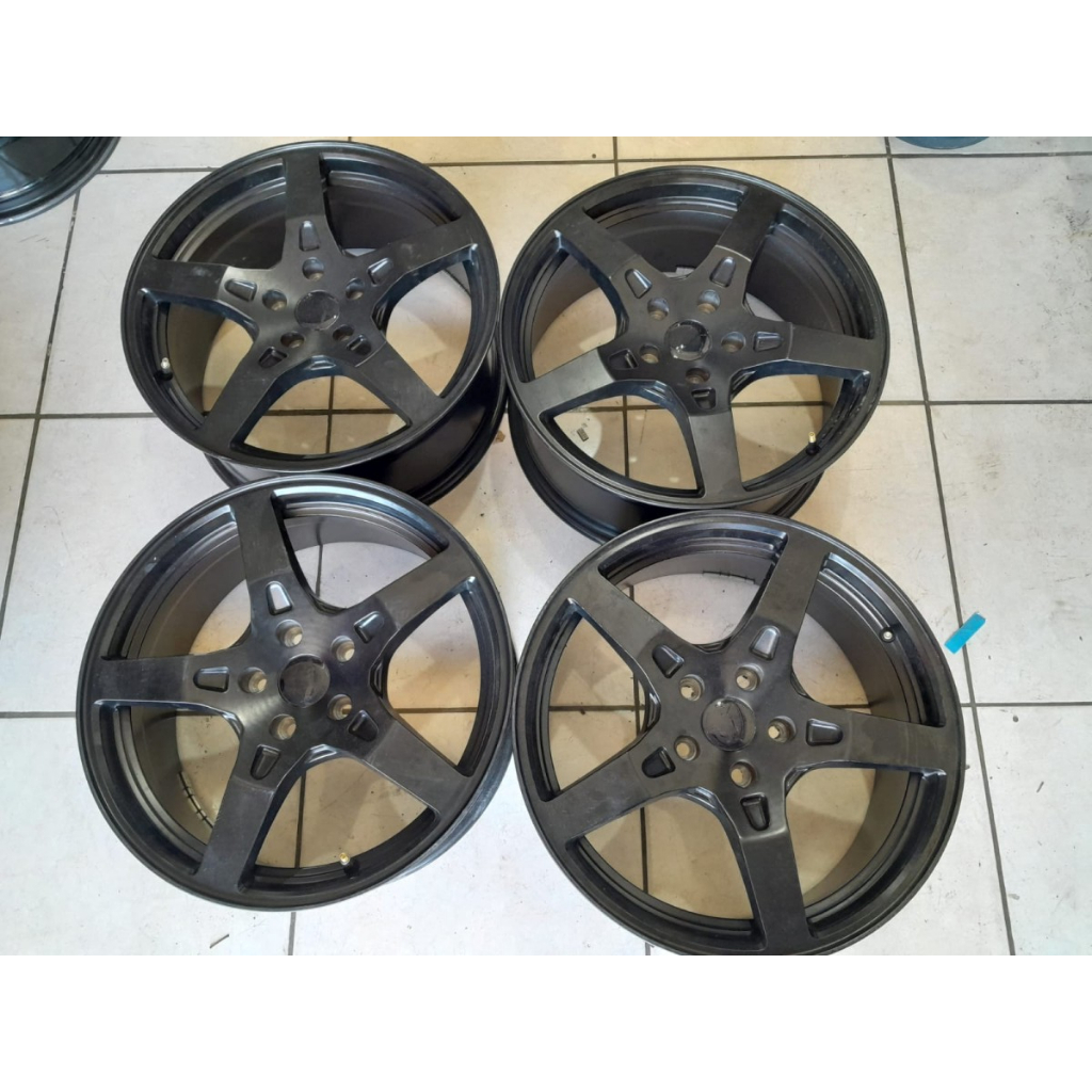 VELG BEKAS PENTE HSR R18X8 BAUT 5 PCD 5X114 ET45
