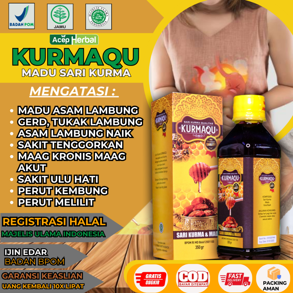 

Madu Asam Lambung, Gerd, Tukak Lambung, Asam Lambung Naik, Sakit Tenggorkan, , Maag kronisMaag Akut, Sakit Ulu Hati, Perut Kembung, Perut Melilit, Sulit Menelan, Lambung Perih, Mual, Muntah - Kurmaqu