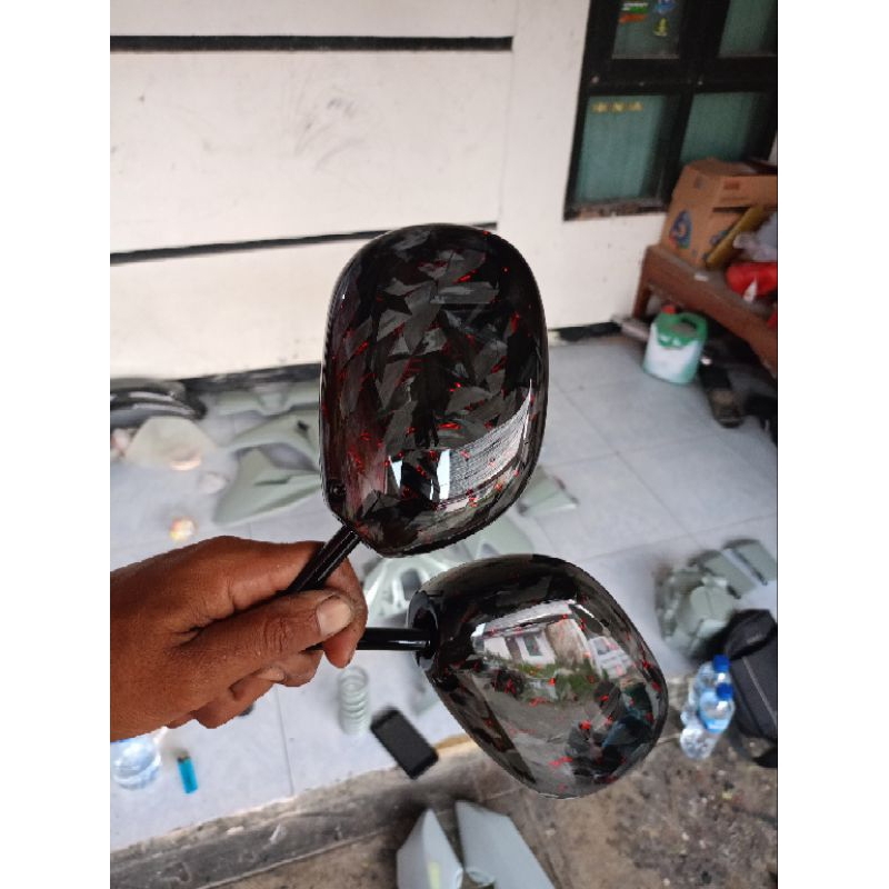 spion Mio sporty smile carbon forged metalic