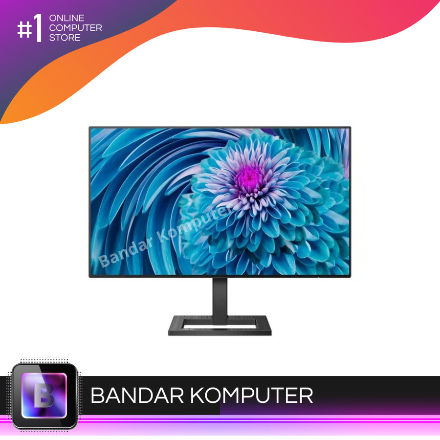 Monitor LED Philips 242E2 242E2FE 24" IPS 1080p 75Hz VGA HDMI DP Heigh