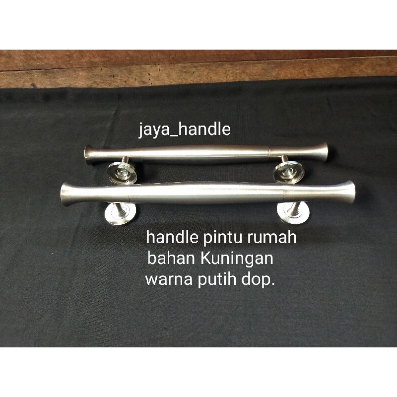 Handle Pintu Rumah Kuningan Motif Papak 35 cm / Gagang Pintu Kuningan / Gagang Pintu Kuningan 2 pcs