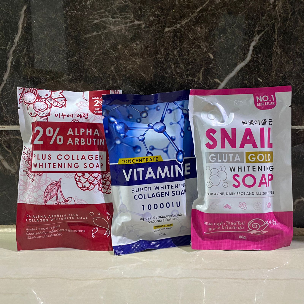 SABUN COLLAGEN SUPER WHITENING / COLLAGEN SOAP SUPER WHITENING 10000 IU  THAILAND