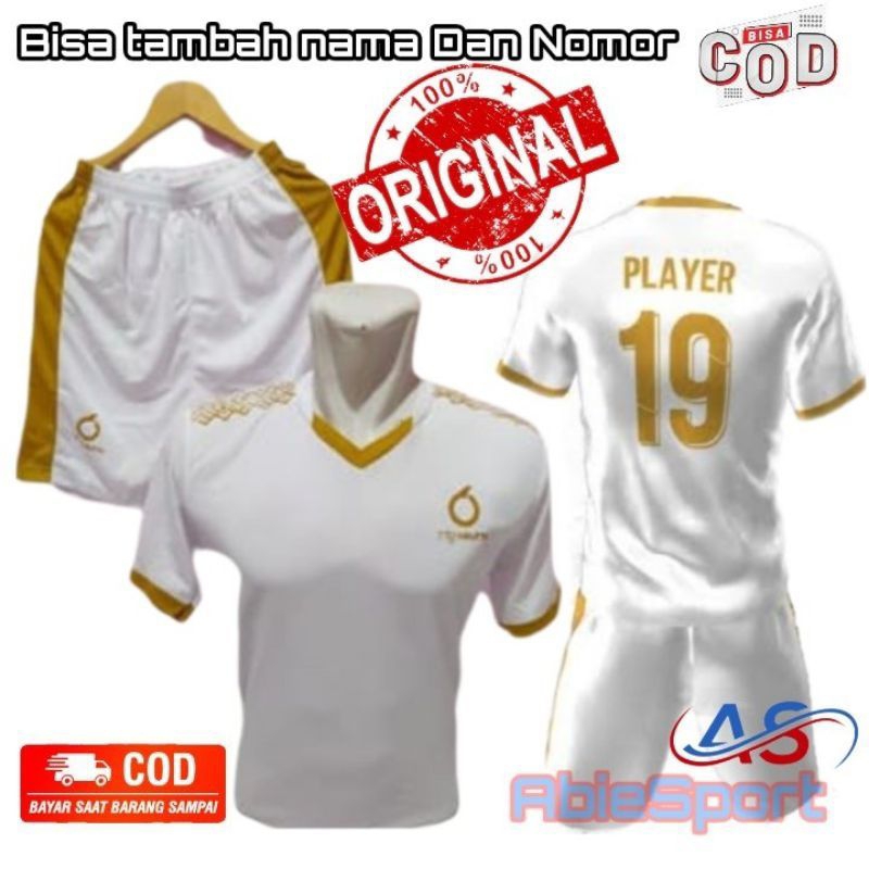 Jesey Bola Dewasa stelan Baju Bola Sablon Nama nomor