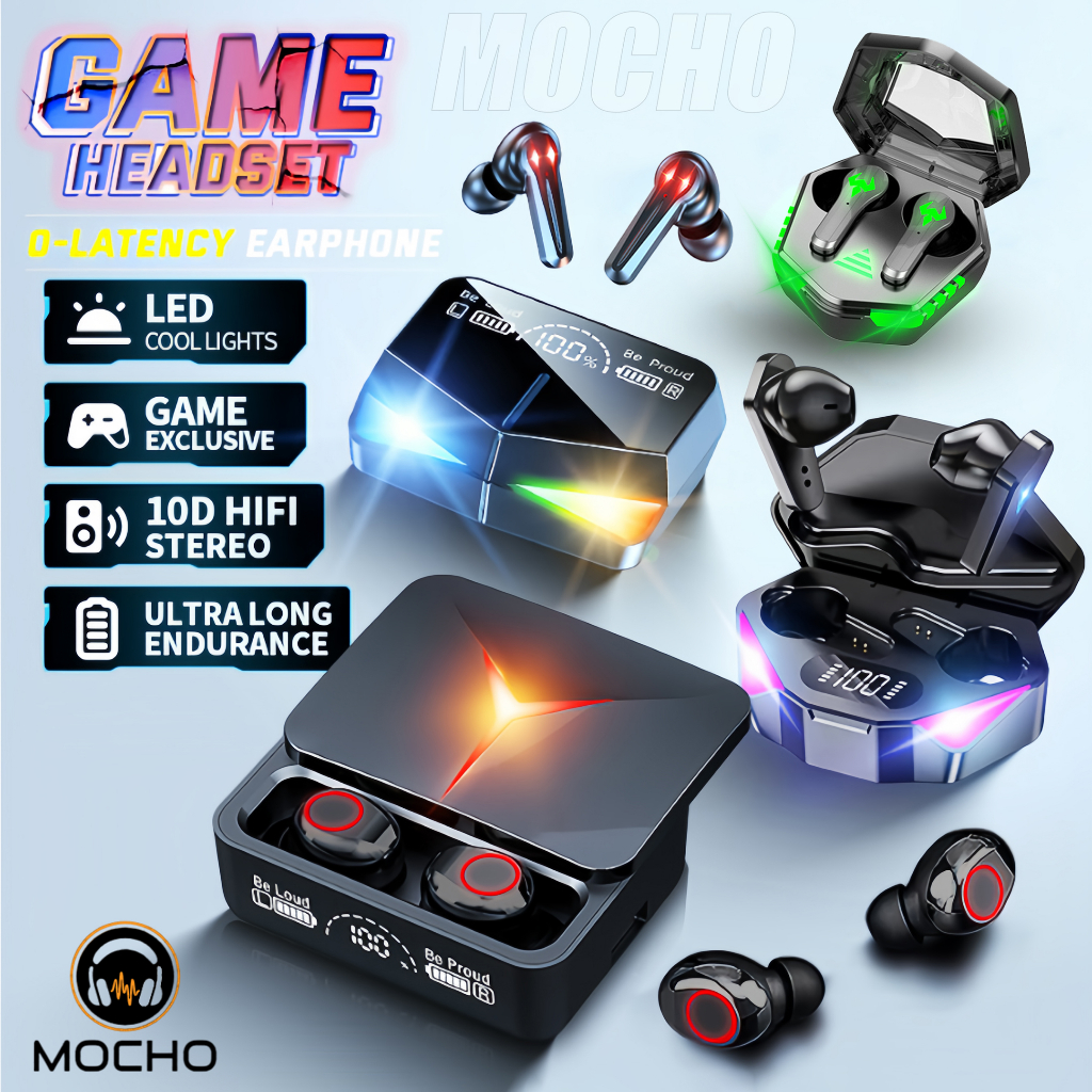 HILP Mocho Headset Bluetooth M10/M90 Tws Earphone Blutooth Android Tws Bluetooth Full Bass