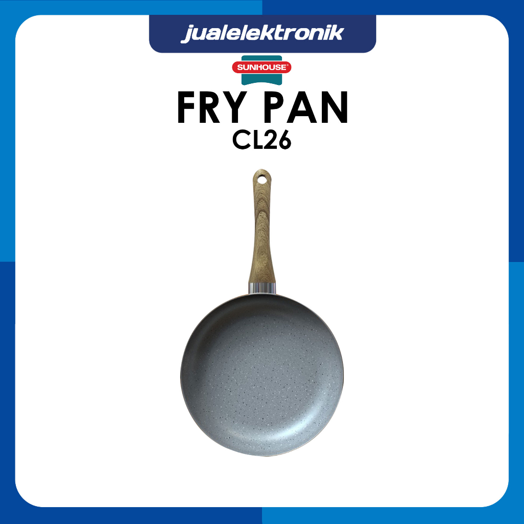 Sunhouse CL26 – Fry Pan Marble Clover Series 26cm