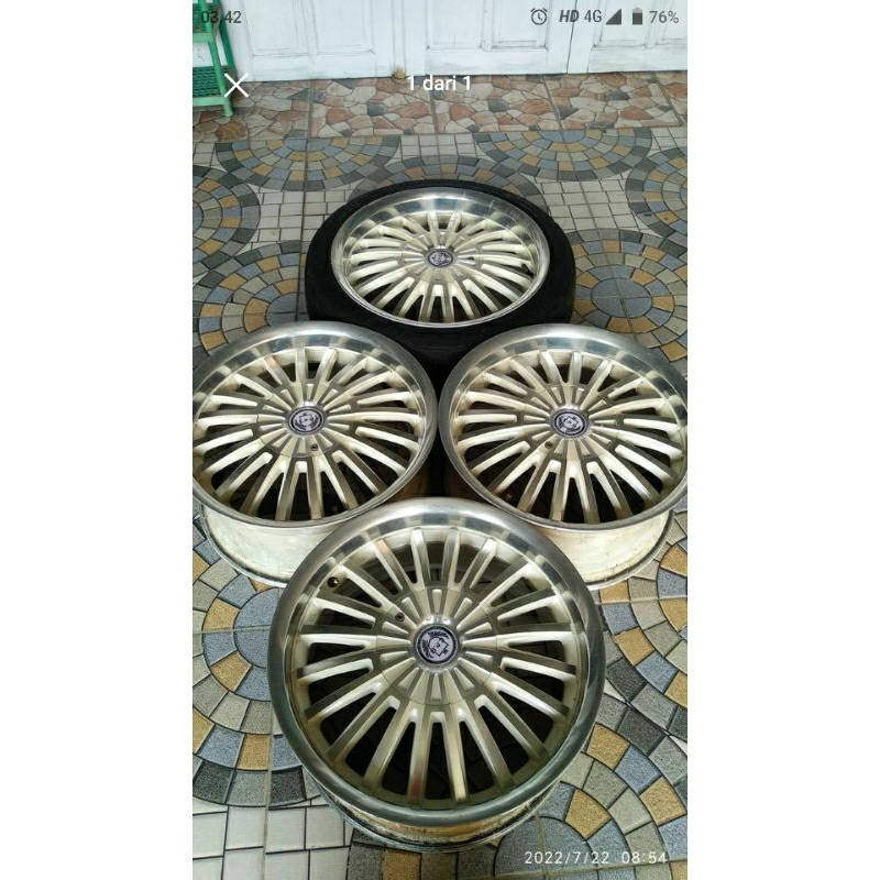 velg mobil R17 lebar rata baut 4 pcd 114